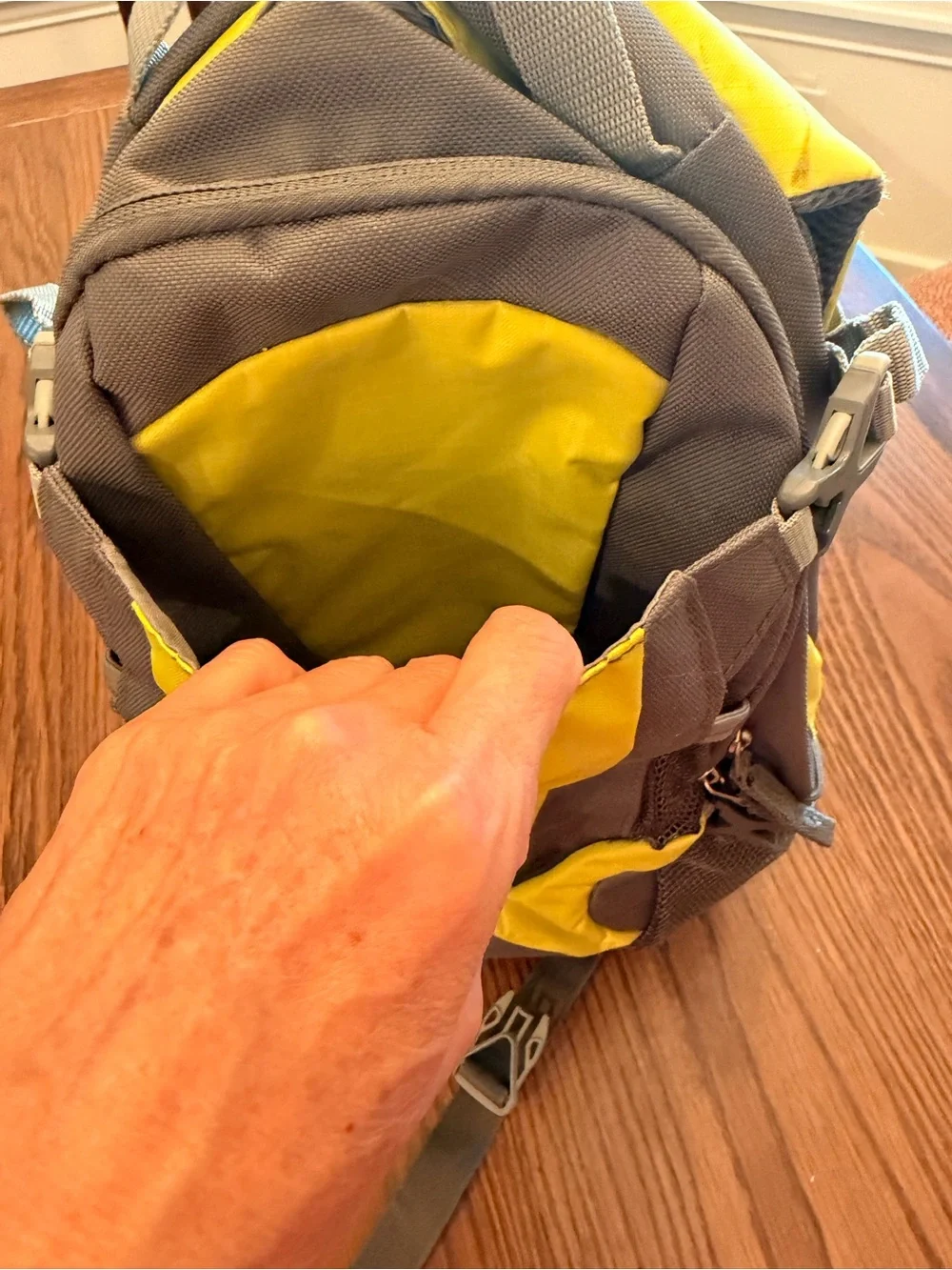 Outdoor Products Men’s Yellow and Gray 13L Daypack Backpack